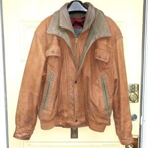 VINTAGE ~ OLD HIDE HOUSE ~ JACKET ~ SUEDE Front Zip Plus Snaps
